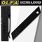 OLFA Blades Excel Black 30/pk Carded Ultra Sharp 18mm With Belt Clip